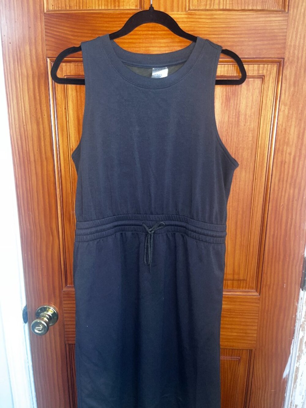 Serra drawstring waist ultra soft knee length dress